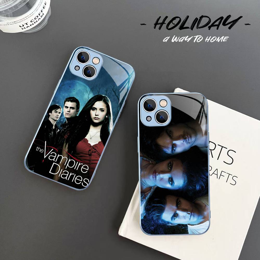 The Vampire Diaries TV For IPhone 14 13 12 Mini 11 Pro XS Max X XR 14 Plus Tempered Glass Cover