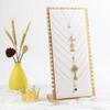 Bamboo & Wood Jewelry Display Stand for Necklaces, Earrings & Pendants