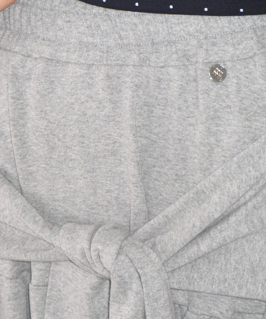RONRON Strap Knot Long Skirt Gray