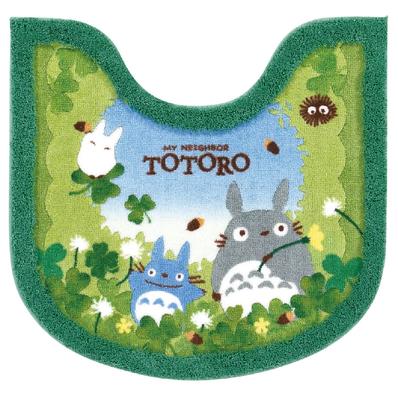 Senko My Neighbor Totoro Blue Sky Acorn Toilet Mat 58 X 60cm Green Character Totoro Made In Japan Antibacterial and Odor Resistant 34755 Approx.