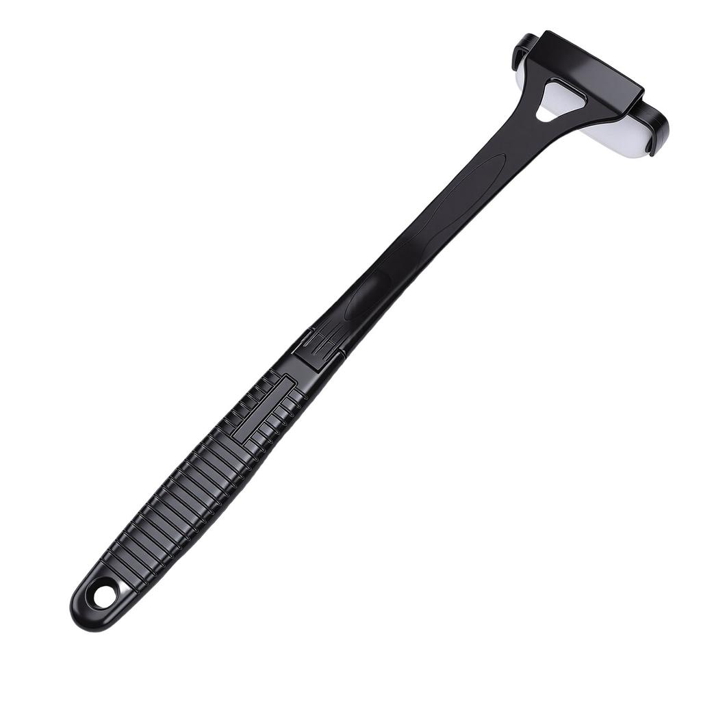 Foldable Long Handle Back Lotion Applicator Moisturizing Cream Sunscreen Self Tanner Medication Application Roller Black