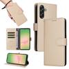 For Samsung Galaxy A56 5G Case RFID Blocking 3 Card Slots PU Leather Phone Cover with Wrist Strap