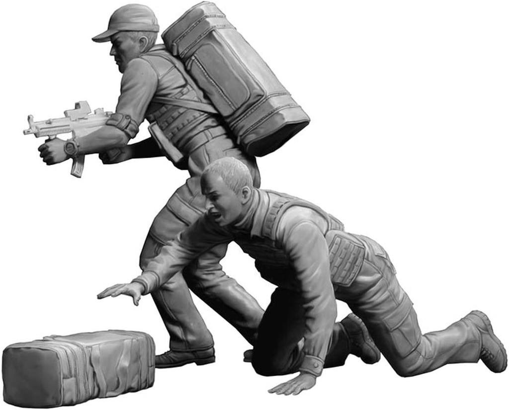 Master Box Robbery Suppression Series Armed Robber Johnson Brothers Plastic Model MB24065 1/24