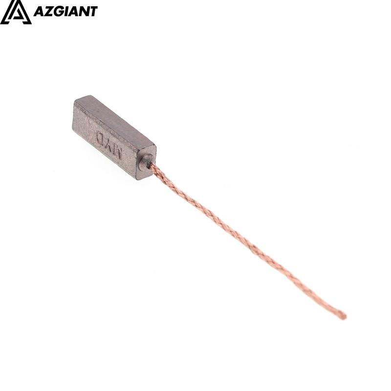 10pcs for Volkswagen Hyundai Ford Auto Generator Carbon Brush Regulator Rear Line 4.5X6.5X19mm