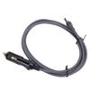 DC Car Power Cable 6.5ft 12V 24V 18AWG Water Resistant Cigar Lighter Power Cord for Mini Satellite Dish RV Car Truck