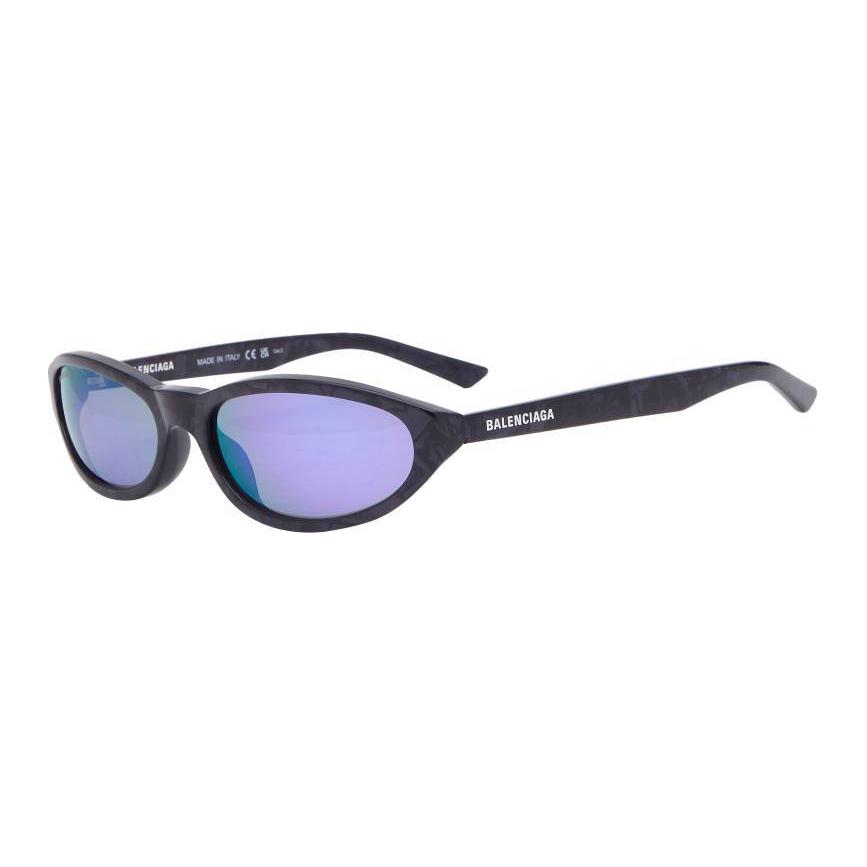 Balenciaga Letter Logo Acetate Cat Eye Sunglasses Unisex sunglasses Black BB0007S011 F,Black