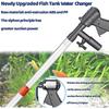 Aquarium Gravel Cleaner Kit Aquarium Cleaner Aquarium Water Change Aquarium Floor Vacuum Cleaner Gravel Cleaner Water Changer Aquarium (Black)
