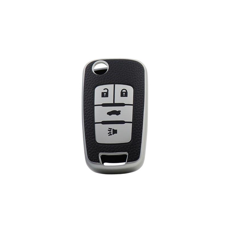 TPU Leather Car Remote Key Cover Case Shell Key Fob for Cruze Epica Lova Camaro Malibu Impala Insignia Astra Mokka Protector Holder