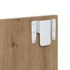 Headboard with Cabinets 3 pcs Artisan Oak Wood Based Material