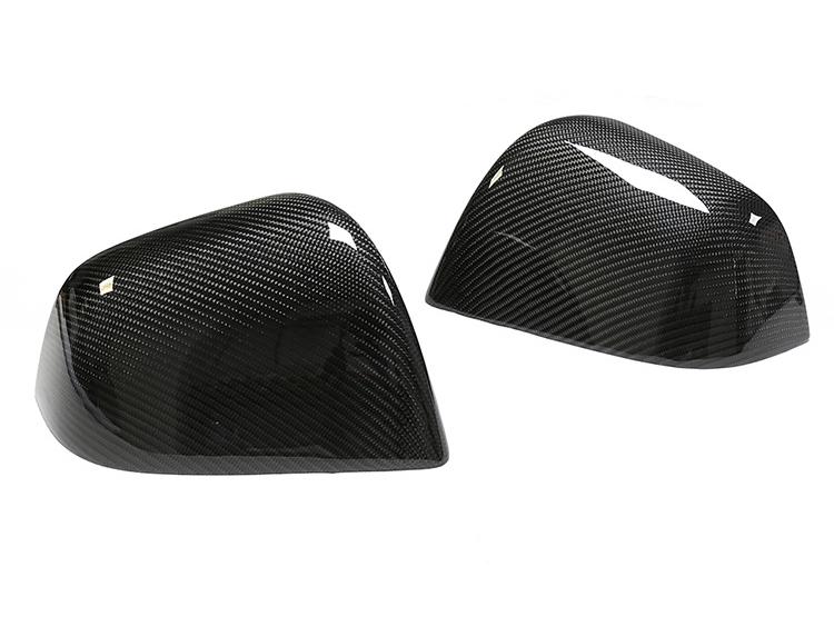 Suitable for Tesla Model Y: Carbon Fiber Rearview Mirror Cover Replacement