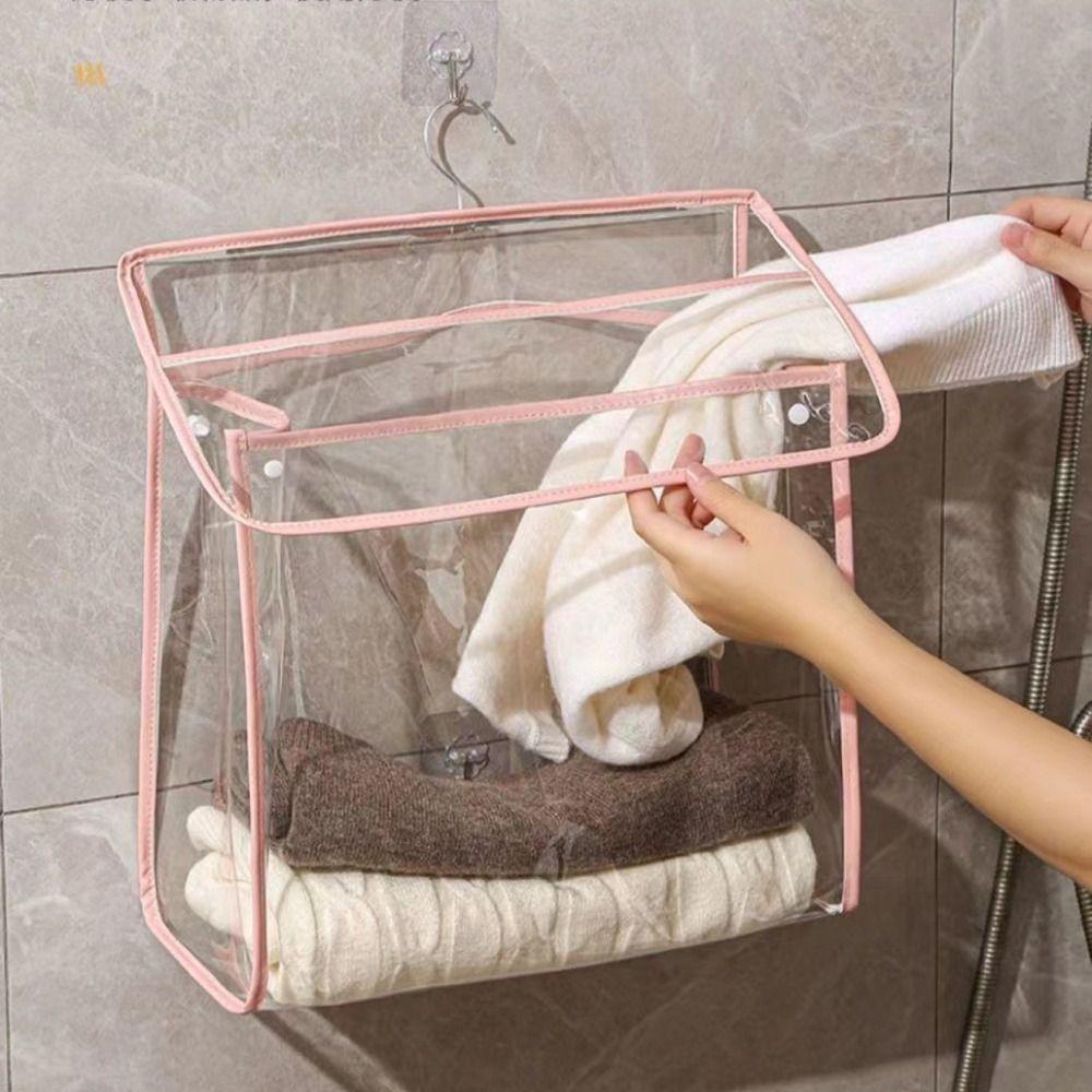 PVC Wall Hanging Bag Waterproof Shower Accessories High Quality Toiletries Organizer  for Bathroom