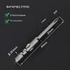 S2 Steel High Hardness 4mm Magnetic Phillips Electric Screwdriver Bit, Round Head.