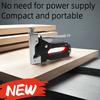 Durable3-in-1MultiTool Kit Heavy Duty Stapler Nail Gun for UpholsteryCarpentry Fixing Materials with 600Pcs Staples for Home DIY