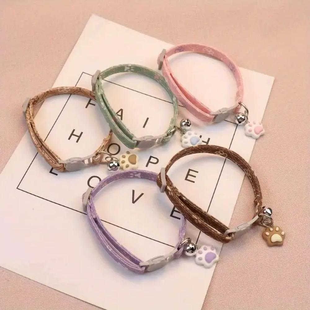 Adjustable Fashionable Neck Straps Exquisite Cat Pendant Necklace Pet Accessory Cat Collar Puppy