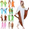 Unisex Lion Cosplay Costume Adult Onesie Jumpsuit Soft And Cozy Lounge Wear