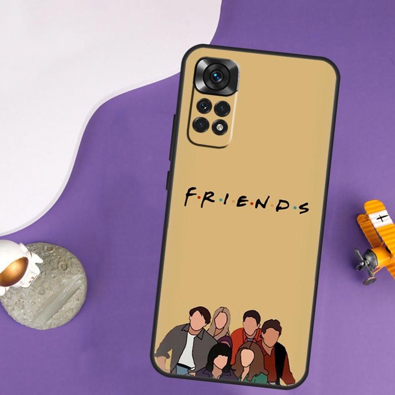 Friends TV Case For Xiaomi Redmi Note 13 Pro 14 12 9 10 11 Pro 10S 11S 12S Redmi 13C 14C 10C 12C Cover