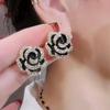 Romantic Camellia Ear Clips: Elegant, French Retro, High-End Earrings for Sophisticated Style