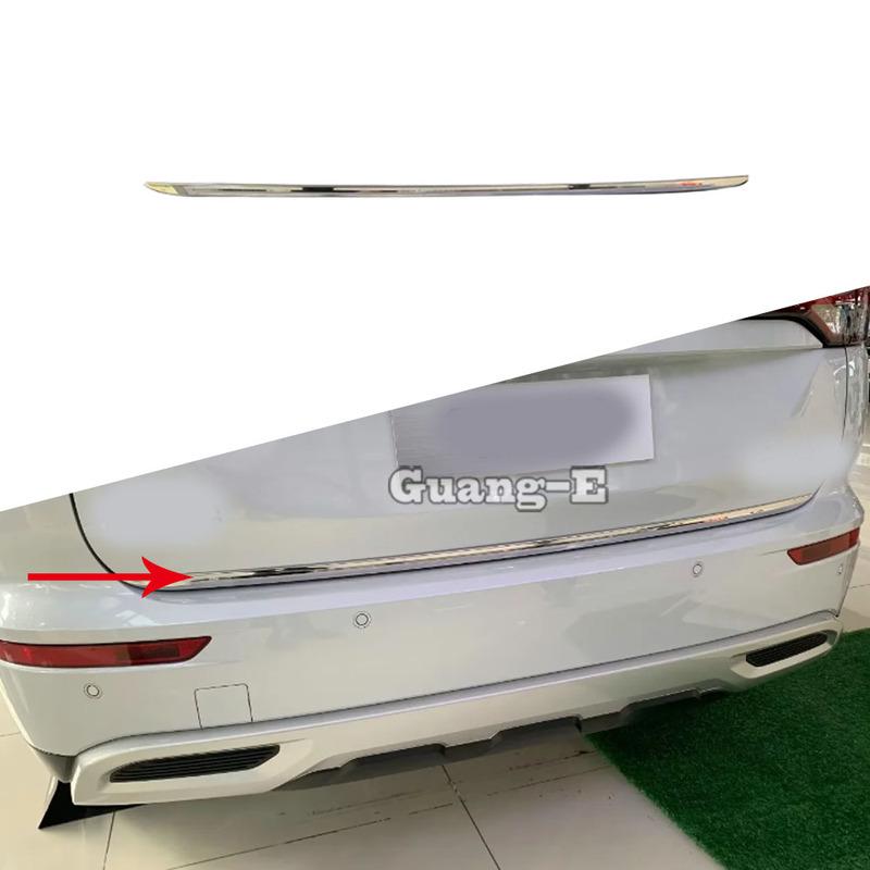 Car Rear Door Gate Trim Frame Cover for Mitsubishi Outlander   2024+ Trunk Pedal Bumper Accessories Decoration Stickers