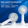 6-stufiger tragbarer USB-Handventilator - Hohe Windkraft für Büro & Schreibtisch