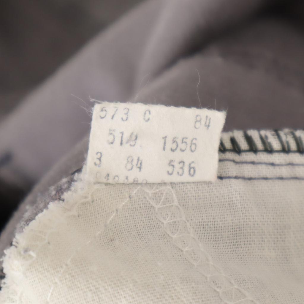 Levi's 80's 519-1556 Vintage Corduroy Pants W33 Light Gray 42TALON Men's Used