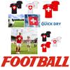 Schweiz Schweiz SUISSE Fußball Fußball T-Shirt Druck 3D Nationaltrikot Flagge Training Rundhals Unisex Herren Damen Sport ANFEuern Kurzarm Uniform