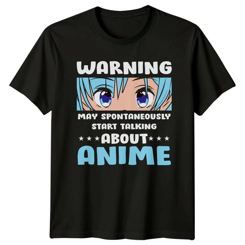 Warning May Spontaneously Start Talking About Anime Eyes TShirt