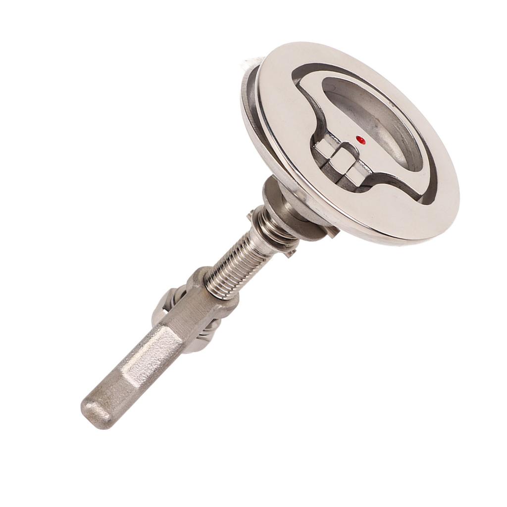 Boat Cam Latch 316 Stainless Steel Polished Adjustable Hatch Latch With Back Plate for Marine Ship