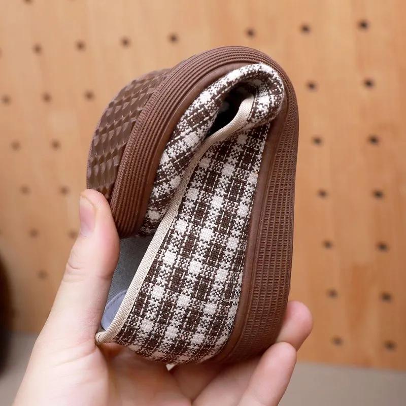 Women Casual Plaid Pattern Spring Slip On Anti Skid Flat Shoes Lady Cute Comfort Spring Summer Loafers Sapatos Ab562