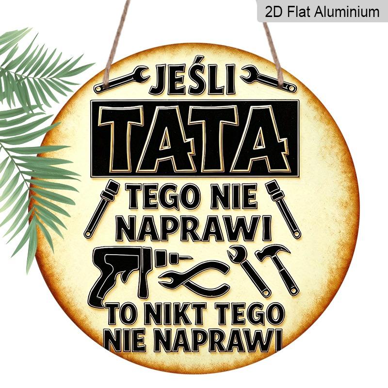 

2D Flat Father s Day Themed Aluminum Pendants in Various Sizes. Featuring Whimsical Polish Studio and Tool Designs, They Are An Ideal Choice for Home 7.87×7.87inch