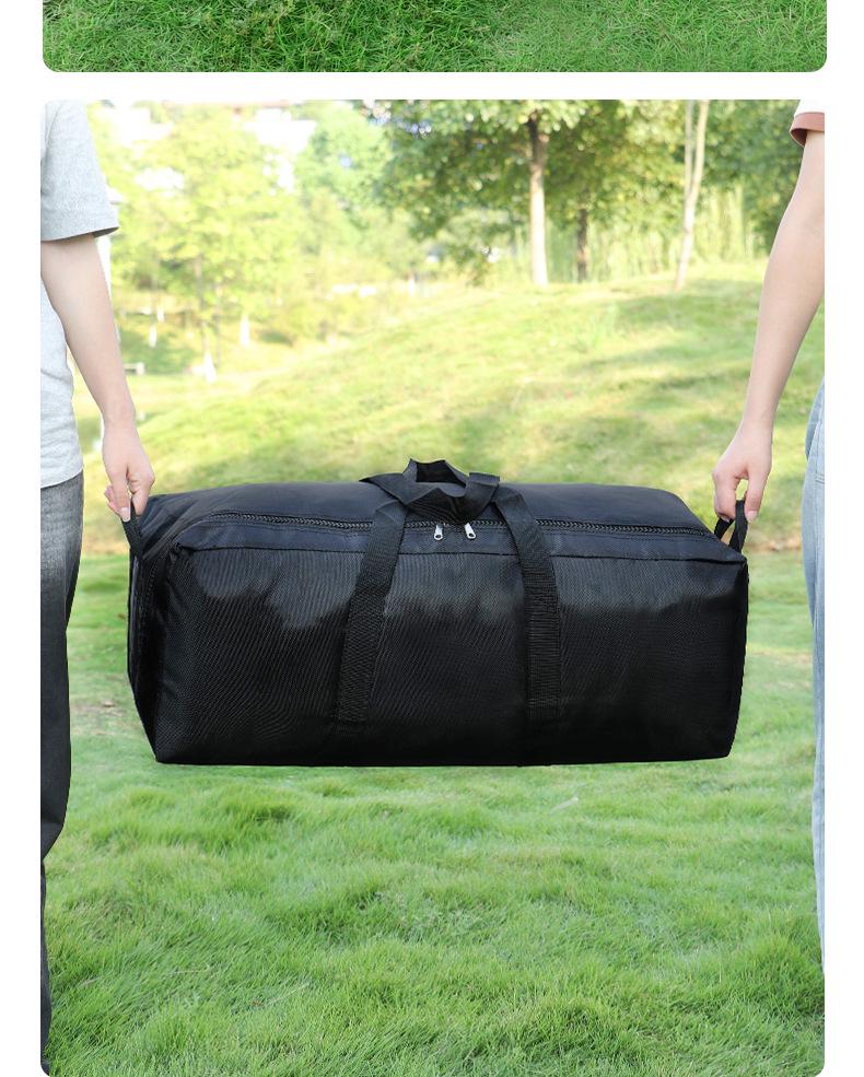 Large Capacity Outdoor Gear Bag - Oxford Cloth, Multi-functional, Portable for Camping, Picnic, Travel, and Equipment Storage.