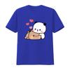 Panda Bear Hug Bubu Dudu Valentines Days T Shirt Classic  vintage Washed Casual homme designer clothes streetwear