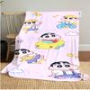 ShinChan Plüschdecke Weich Bequem Alle Jahreszeiten Perfektes Geschenk Sofa Büro Nickerchen Outdoor Reise Decke