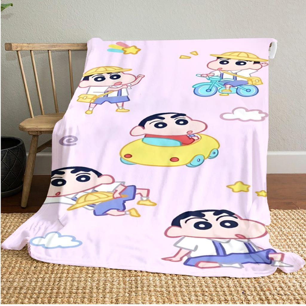 ShinChan Plüschdecke Weich Bequem Alle Jahreszeiten Perfektes Geschenk Sofa Büro Nickerchen Outdoor Reise Decke
