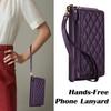 Crossbody Wallet Case for Samsung Galaxy Z Fold 7 6 5 4 3 RFID Blocking Zipper Flip Cover Card Holder Kickstand Purse
