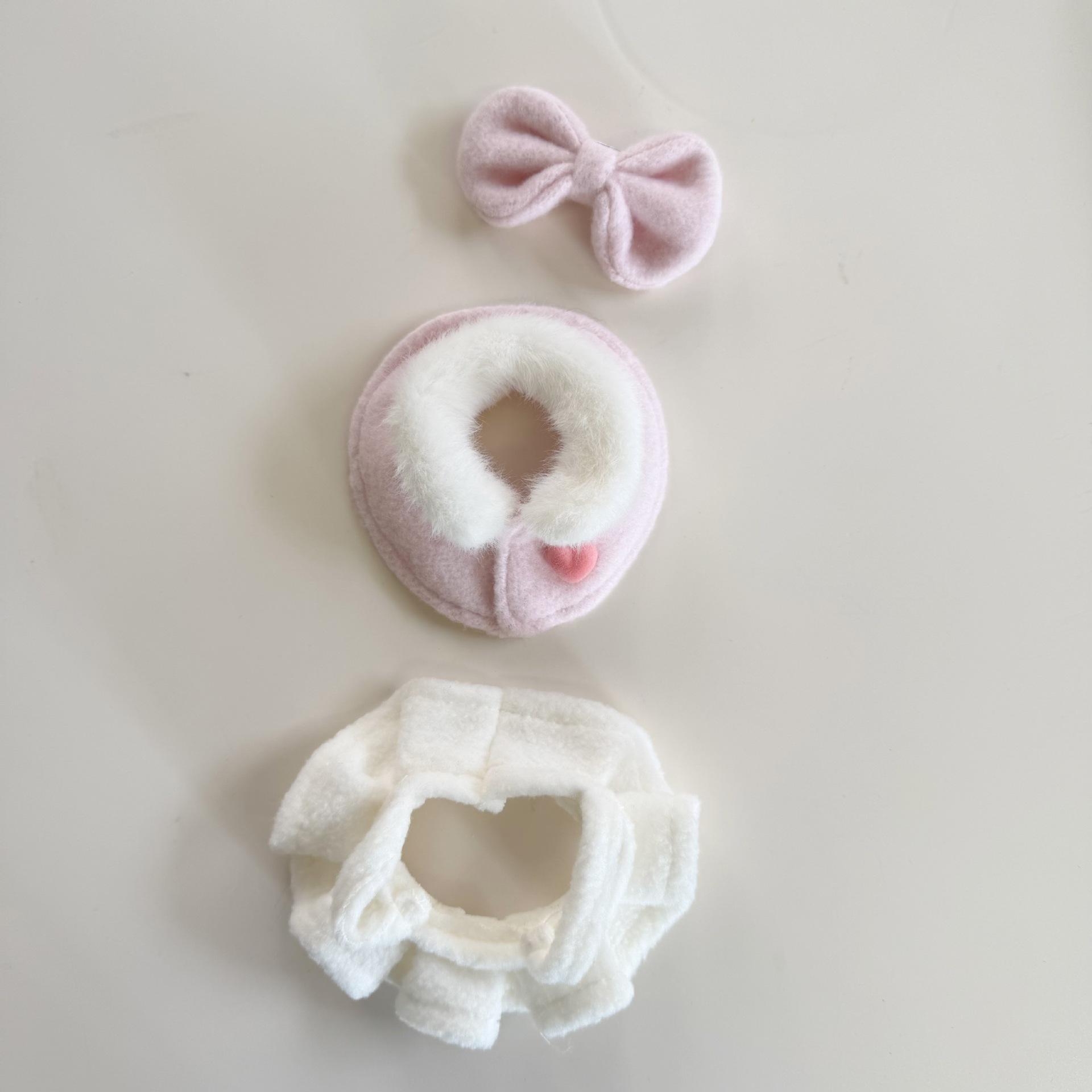 For 15-17cm Labubu V1 V2 outfit clothes vinyl face doll clothes Macaron best decoration fashion clothes no doll