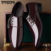 Men Shoes Top Quality  Men Genuine PU Leather Dress Shoes Business Formal Shoes Men Flats