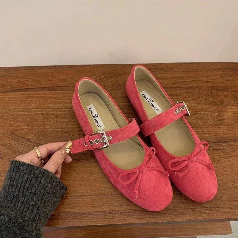 

Мода Женщины Мягкий Круглый Носок Повседневные Женские Туфли-Лодочки с Декоративной Отделкой на Небольшом Каблуке Мэри Джейн Новые Ретро 40 вино красного