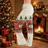 Women's Christmas Print Pants Casual Pants No Pockets