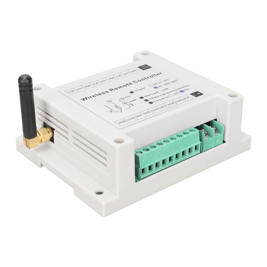 Remote Control Module 6 Channel Relay Controller Board 43300CMHz AC