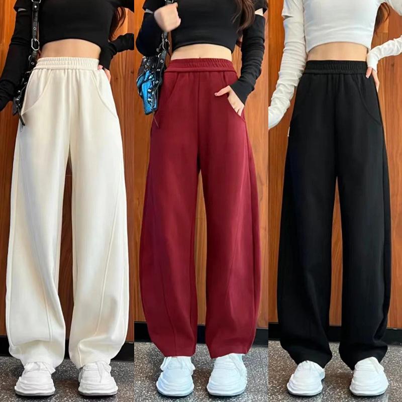 

2025 Spring Women s High Waist Slimming Wide Leg Shuffle Dance Pants XL (120-135 lbs)