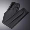 Winter Fleece Casual Pants Men's Loose Plus Size Straight Pants