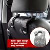 Bling Car Seat Headrest Hooks - Sparkling Rhinestone Design, Durable ABS Material, Universal Fit for Handbags & Purses, Stylish Auto Accessories