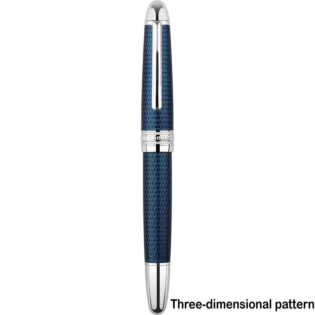 MAJOHN P136 Piston Fountain Pen Anti-slip with 3D EF/F Anti-slip Hammer Pattern Version Pen School Supplies Stationery