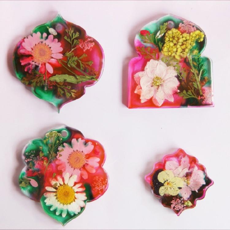 Heat Resistant Silicone Jewelry Molds For Custom Charm Resin Art And DIY Decoration Crafts Pendant Crafting Tool