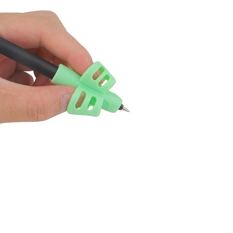 Child Silicone Pencil Writing Grip Posture Corrector Ergonomic Hand Writing Aid Tool For Learning Practicing Student Stationery