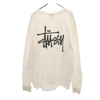Back Logo Long Sleeve T-shirt XL White Ron T Men's Used