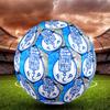 Porto Portugal  Indoor Soccer Ball Colorful All Ages Machine Stitched PVC Competition Ready Durable High-Bounce SIZE 5 Football.