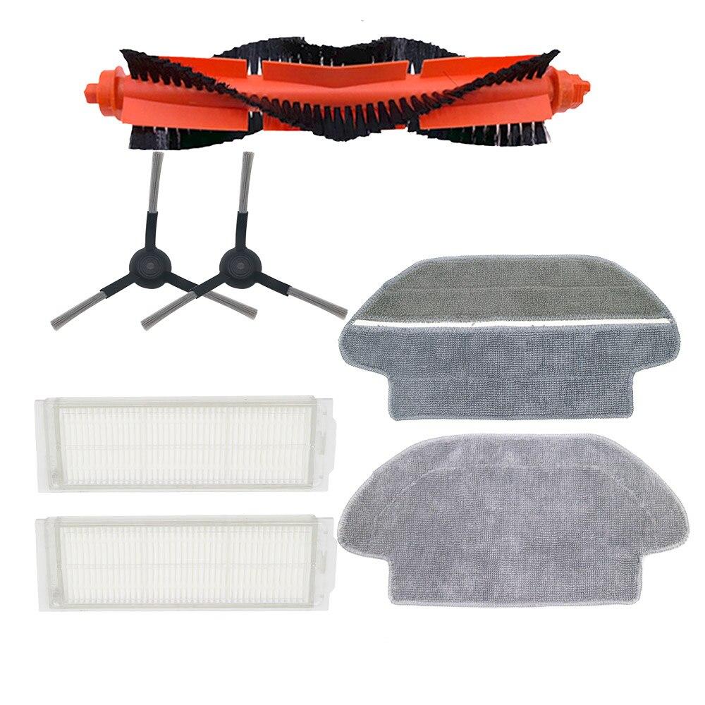 Main Brush Hepa Filter Side Brush Mop Cloth for Xiaomi Robot Vacuum Cleaner STYJ02YM Conga 3490 Viomi V2 PRO Filter V-RVCLM21B