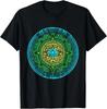 Neuer aztekischer Kalender Mexikanische Ureinwohner Maya Maya Kunst T-Shirt S4XL