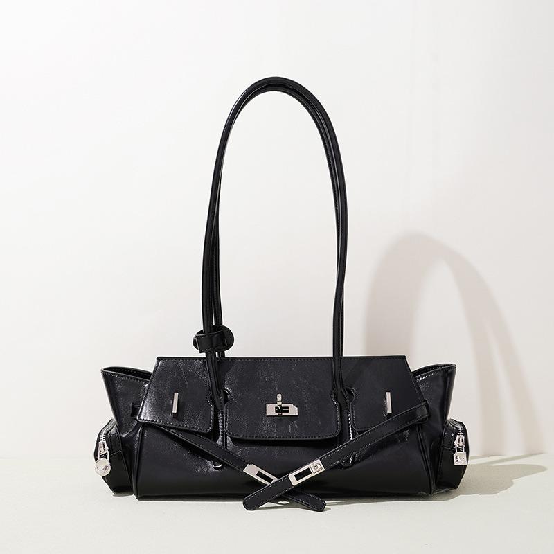Die neue Lokomotivtasche ist eine einfache und geräumige High-End-Tasche, eine modische Ledernische-Design-Umhängetasche.